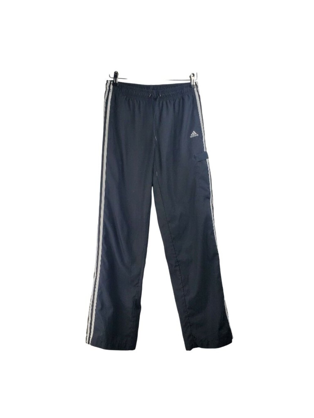 Adidas Men's Athletic 3-Stripe Drawstring Elastic Waist Pants Size Medium EUC